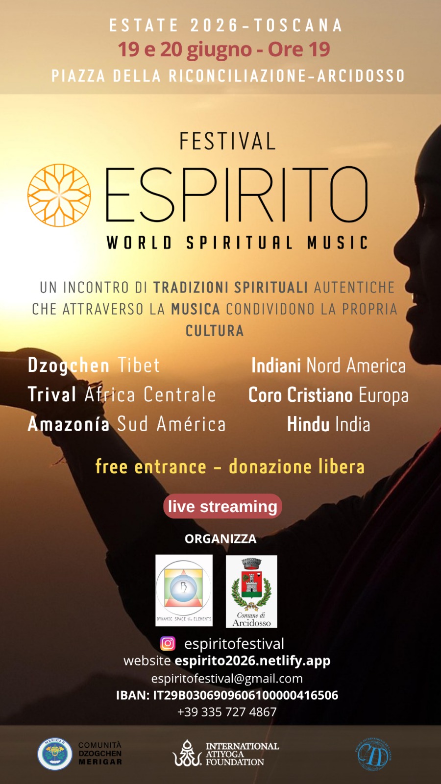Locandina ESPIRITO Festival 2026 - Arcidosso